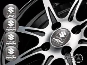 Suzuki Gewölbte Sticker Logo Harz-Radplaketten